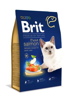 Сухой корм для кошек Brit Premium by Nature Cat Adult Salmon с...