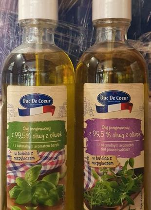 Оливкова олія з розмарином та базиліком Спрей Duc De Coeur 200 мл