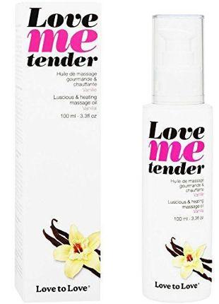 Масажна олія Love To Love LOVE ME TENDER Vanille (100 мл) нату...