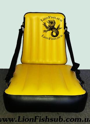 Кресло LionFish.sub Надувное сиденье в Лодку или Байдарку с Ре...