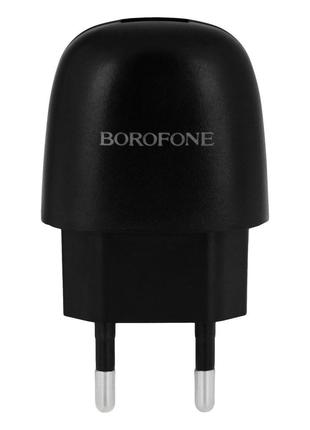Сетевая зарядка Borofone BA49A 2.1A адаптер 1 USB Черный