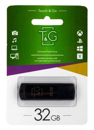Флешпам'ять T&G; USB 2.0 32 GB Classic 011 Black