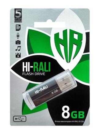 Флешпам'ять Hi-Rali Corsair USB 2.0 8GB Black
