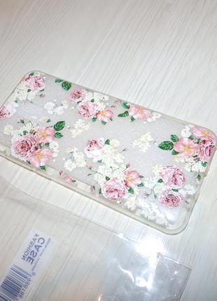Чехол fashion case для redmi 5 plus цветы