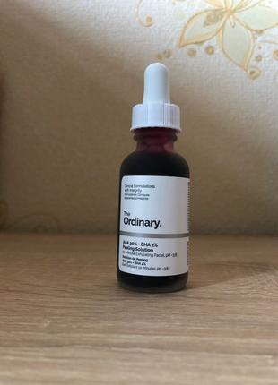 The Ordinary AHA 30% + BHA 2% Peeling Solution Кислотный пилинг