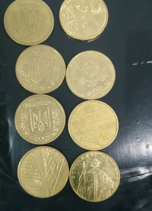 Набор Юбилейные монеты Украины 1 гривна