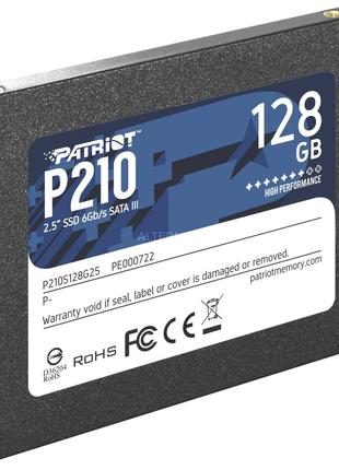 SSD Patriot P210 128GB 2.5" 7mm SATAIII 3D QLC