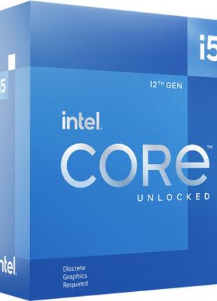 Процесор Intel s1700 Core i5-12400F 6C/12T, 2.5-4.4GHz, 65-117...