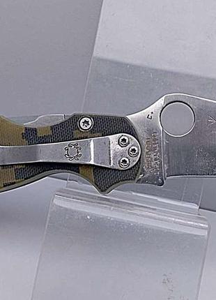 Сувенірний туристичний похідний ніж Б/У Spyderco CPM S30V