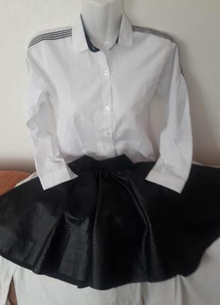Костюм для девочки: рубашка унисекс и юбка костюм женский блуз...