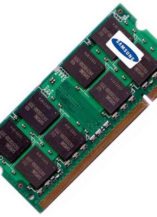 Пам'ять для ноутбука Samsung SO-DIMM 1Gb DDR2 PC5300 (M470T2953CZ