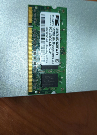 Пам'ять для ноутбука ProMOS 512MB DDR2-533 PC-4200 SODIMM Memory