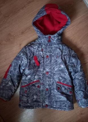 Стильная зимняя куртка для мальчика р.116