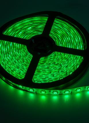 Світлодіодна стрічка зелена D160XW10mm 5 метрів, діодна led ст...