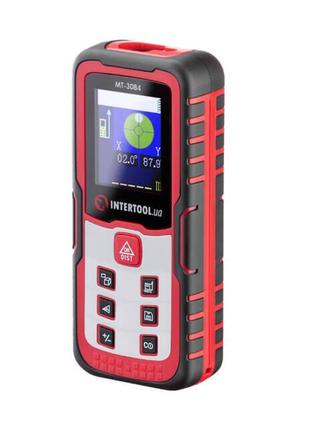 Далекомір лазерний 40 м, кольоровий дисплей INTERTOOL MT-3084