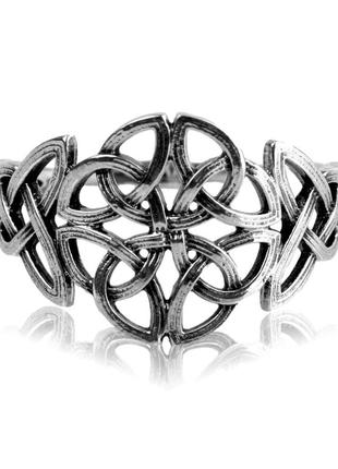 Кольцо ажурное кельтский узел серебро ручная работа
