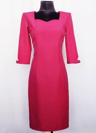 Суперцена. стильное розовое платье. новое, р-р 42-46