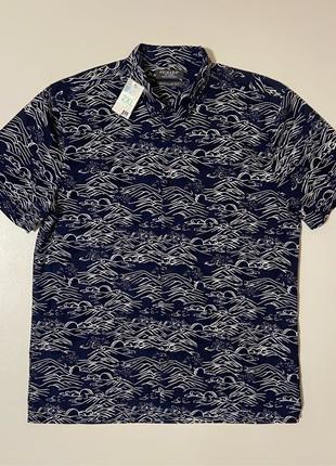 Primark мужская рубашка тенниска волны xl xxl 2xl большой размер