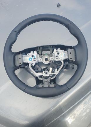 Руль (голый) Lexus CT200h 2011-2014, кожа, чёрный