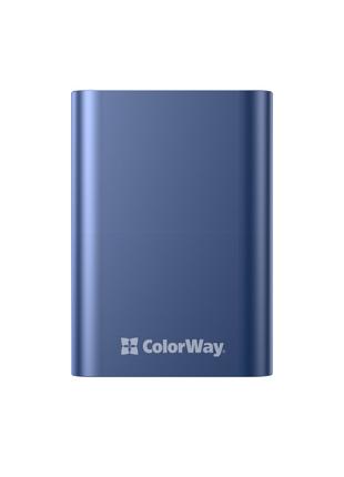 Універсальна мобільна батарея 20000mAh ColorWay Full power Blu...