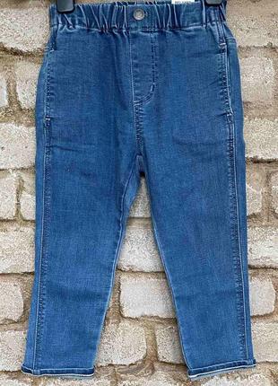 1. Модные стильные джинсы свободного кроя с эластичной резинко...