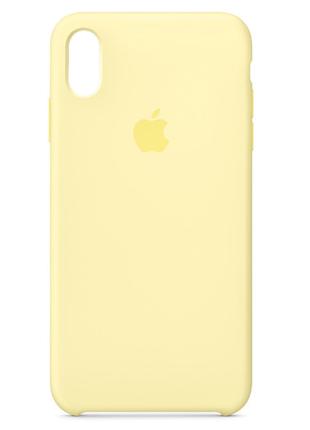 Чехол Apple Silicone Case 1:1 iPhone XR Mellow Yellow (11)