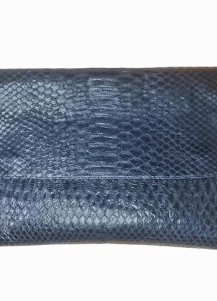 Клатч сумка из кожи пистона змеи рептилии 100%