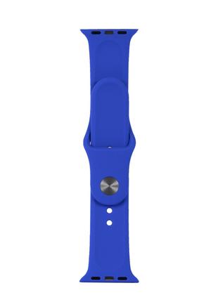 Ремешок Silicone Apple Watch 38/40/41 mm Royal Blue (3) (3)