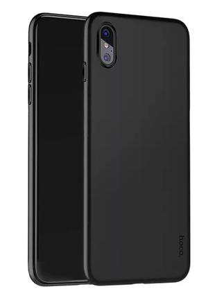 Чехол Hoco Thin Series PP case for iPhone XS Max Глянцевый Черный