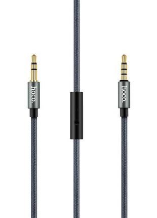 Кабель Hoco UPA04 Noble sound series AUX audio cable(with mic)...