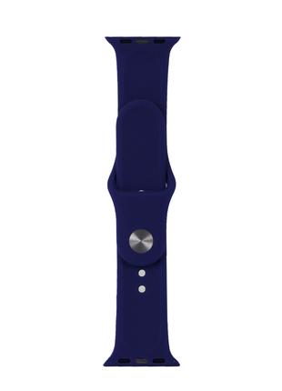 Ремешок Silicone Apple Watch 42/44/45 mm Navy Blue (20) (20)