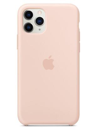 Чехол Apple Silicone Case 1:1 iPhone 11 Pro Pink Sand (3)