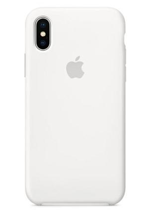 Чехол Apple Silicone Case 1:1 iPhone XS Max White (4)