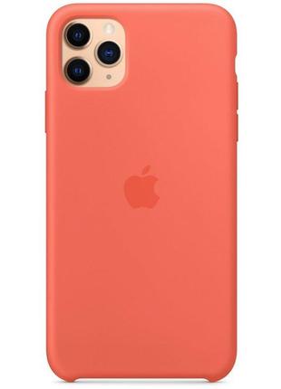 Чехол Apple Silicone Case 1:1 iPhone 11 Pro Max Orange (8)