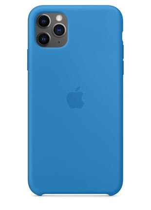 Чехол Apple Silicone Case 1:1 iPhone 11 Pro Surf Blue (13)