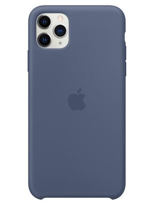 Чехол Apple Silicone Case 1:1 iPhone 11 Pro Max Alaskan Blue (7)