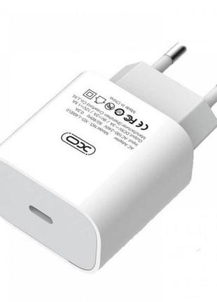 СЗУ XO L40 EU PD 18W Single port charge White