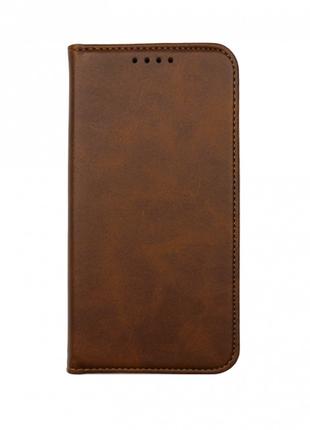 Чехол-книжка Premium Xiaomi Redmi 10/Note 11 4G Dark Brown