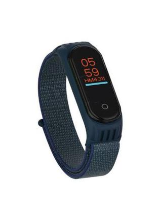 Ремешок Nylon Mi Band 5/6 Midnight Blue (2)