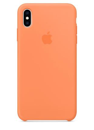 Чехол Apple Silicone Case 1:1 iPhone XS Max Papaya (14)