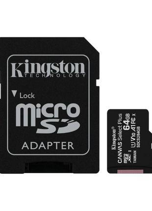 Карта пам'яті Kingston Canvas Select Plus 64GB Micro SD ( SDXC...