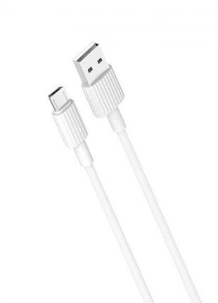 Кабель XO NB156 USB cable for micro White