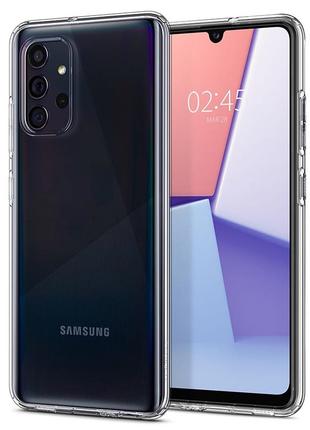 Чехол Silicone Case WS Samsung A72 (A725) Прозрачный