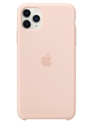 Чехол Apple Silicone Case 1:1 iPhone 11 Pro Max Pink Sand (3)