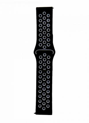 Ремешок Nike Sport 22 mm Watch Gear S3/Xiaomi Amazfit Black/Gr...