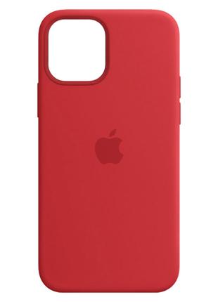 Чехол Apple Silicone Case 1:1 iPhone 12 mini Red (2)