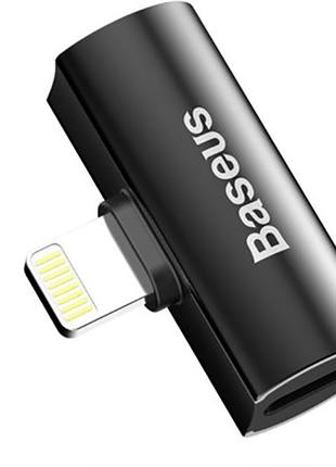 Адаптер Baseus Lightning Male to Dual Lightning Female Adapter...