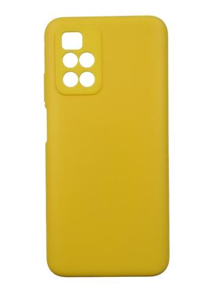 Чехол Jelly Silicone Case Xiaomi Redmi 10 Yellow (4)