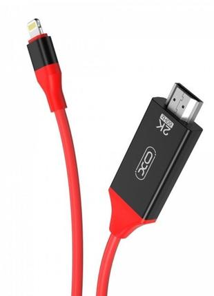 Кабель XO GB006 Lightning input HDMI output male 2K ( 60Hz ) /...