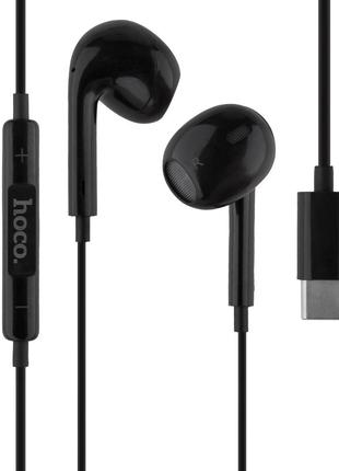 Наушники Hoco M1 Max crystal earphones for Type-C with mic Black